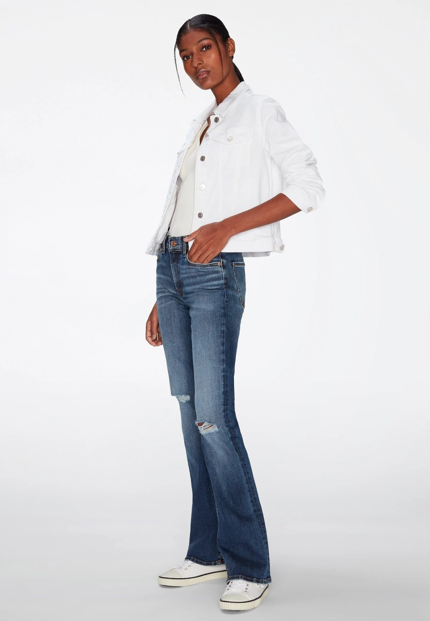7 For All Mankind Tailorless - Jean Bootcut - Dark Blue 2 7 For All Mankind Tailorless - Jean Bootcut - Dark Blue – Image 2