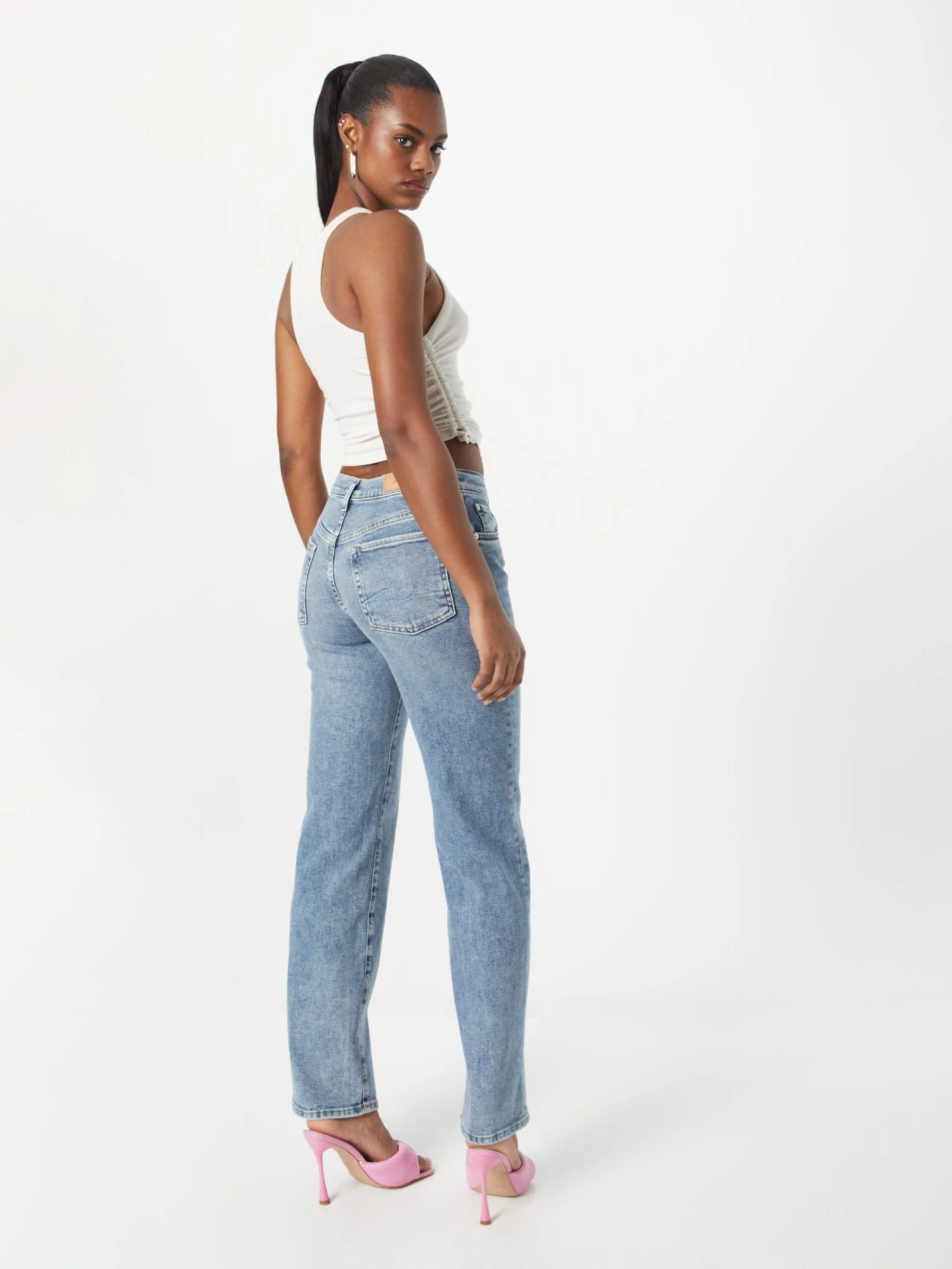 7 For All Mankind Droits Regular Jean ELLIE Femme Bleu 4 7 For All Mankind Droits Regular Jean ELLIE Femme Bleu – Image 4