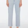 7 For All Mankind Logan Stovepipe - Jean Droit - Light Blue