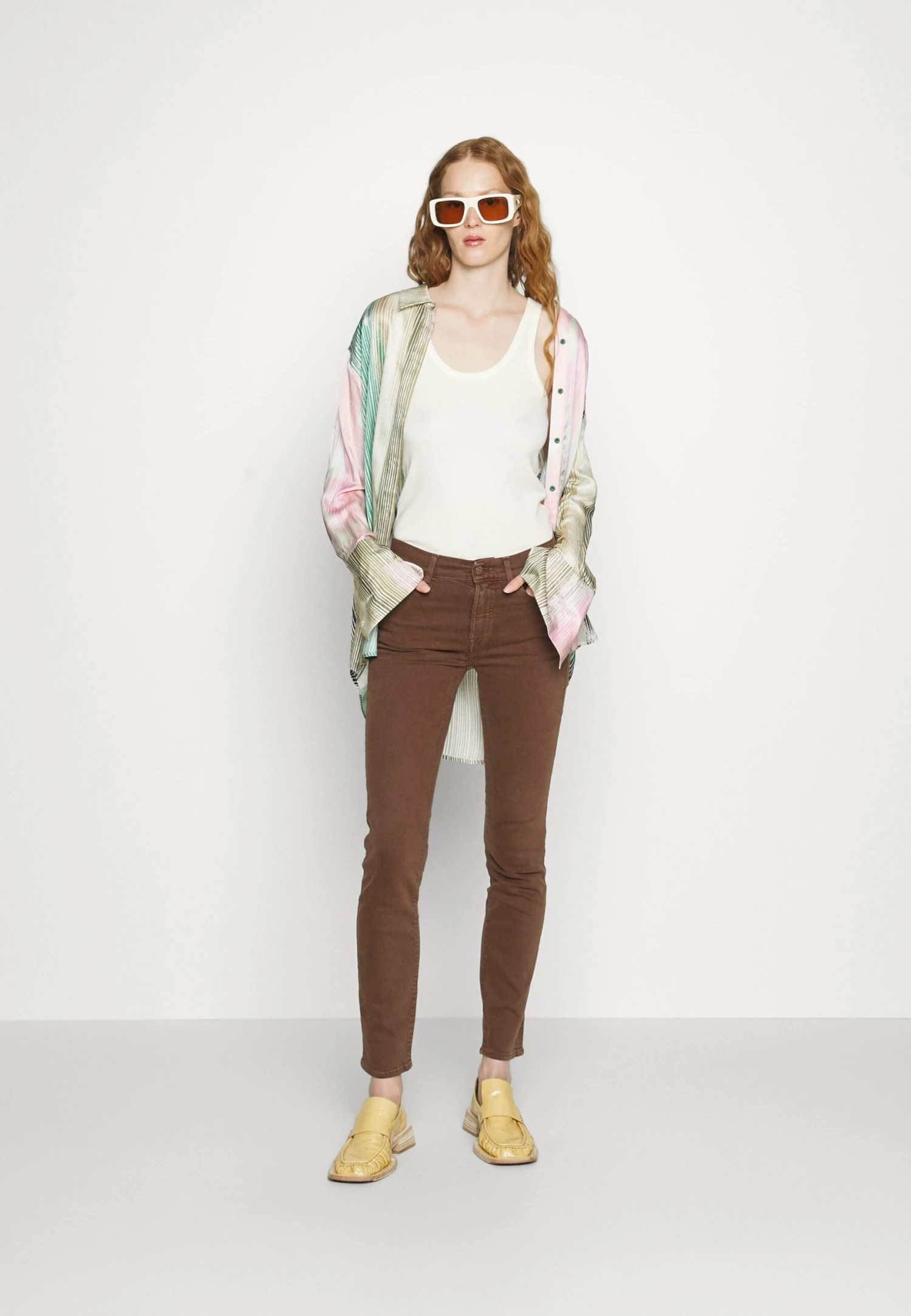 7 For All Mankind Roxanne Colored Stretch - Pantalon Classique - Brown 2 7 For All Mankind Roxanne Colored Stretch - Pantalon Classique - Brown – Image 2