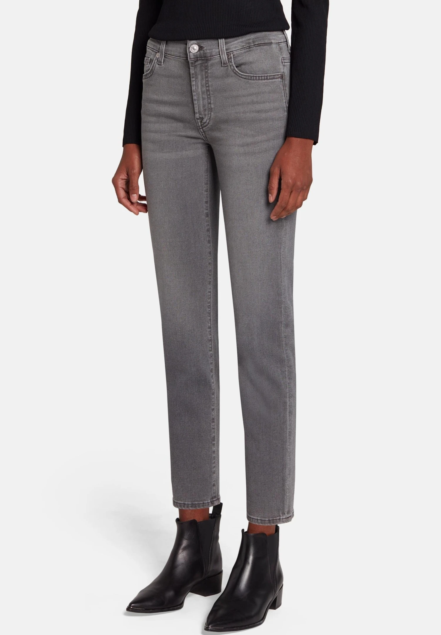 7 For All Mankind Roxanne Bair Silverlining - Jeans Skinny - Grey 1 7 For All Mankind Roxanne Bair Silverlining - Jeans Skinny - Grey