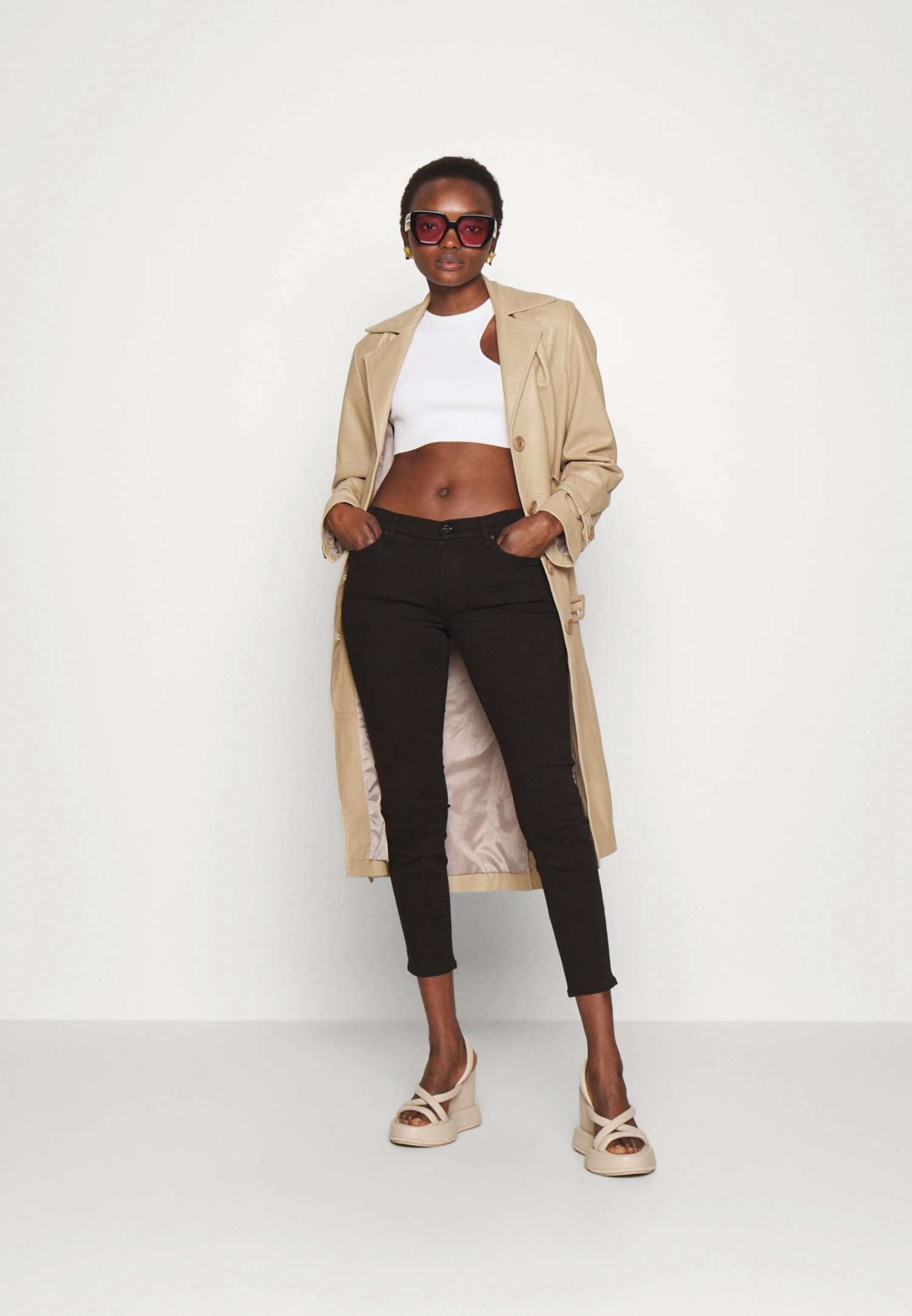 7 For All Mankind The Ankle Skinny Bair Eco Rinsed - Jeans Skinny - Black 2 7 For All Mankind The Ankle Skinny Bair Eco Rinsed - Jeans Skinny - Black – Image 2