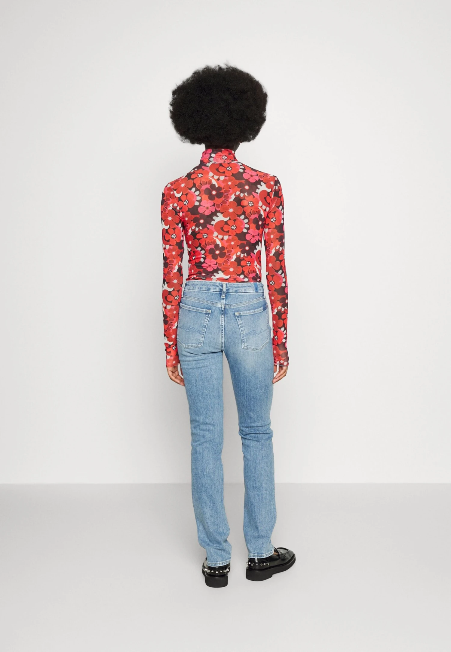 7 For All Mankind Kimmie Straight Sliillbri - Jean Droit - Light Blue 3 7 For All Mankind Kimmie Straight Sliillbri - Jean Droit - Light Blue – Image 3