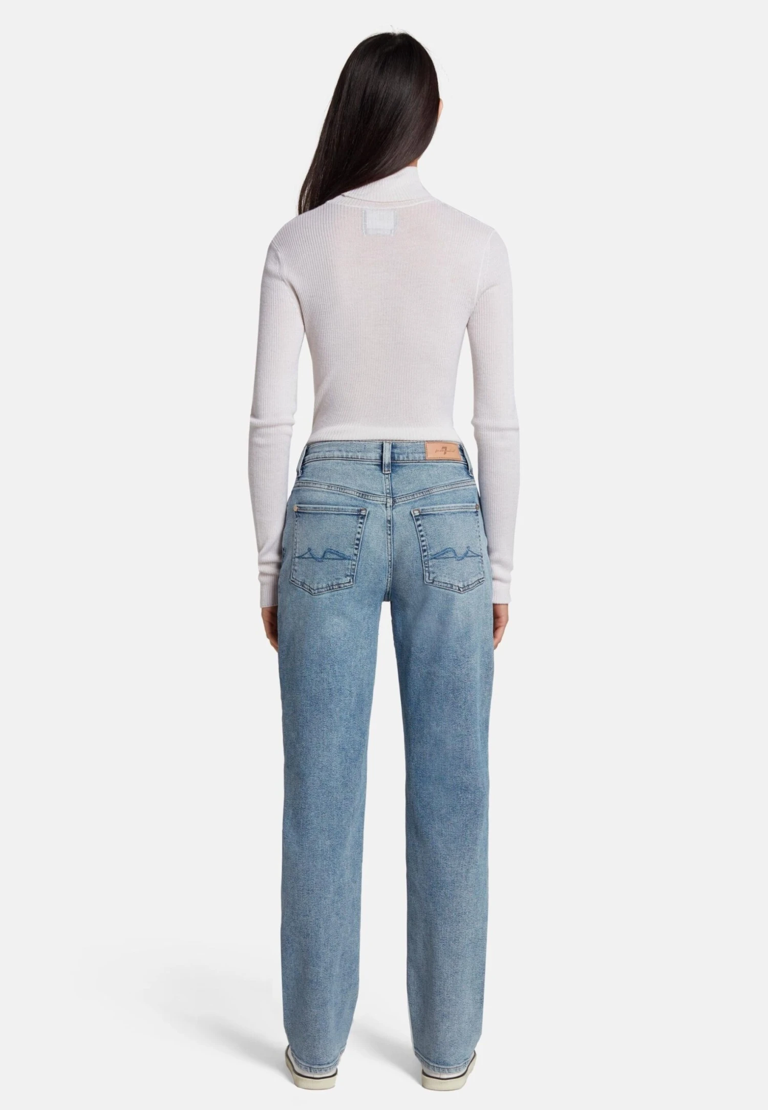 7 For All Mankind Ellie - Jean Droit - Mid Blue 3 7 For All Mankind Ellie - Jean Droit - Mid Blue – Image 3