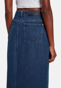 7 For All Mankind Jupe En Jean - Mid Blue -7 For All Mankind fcdd74cb458a4a08b8e457bc60e458bc scaled