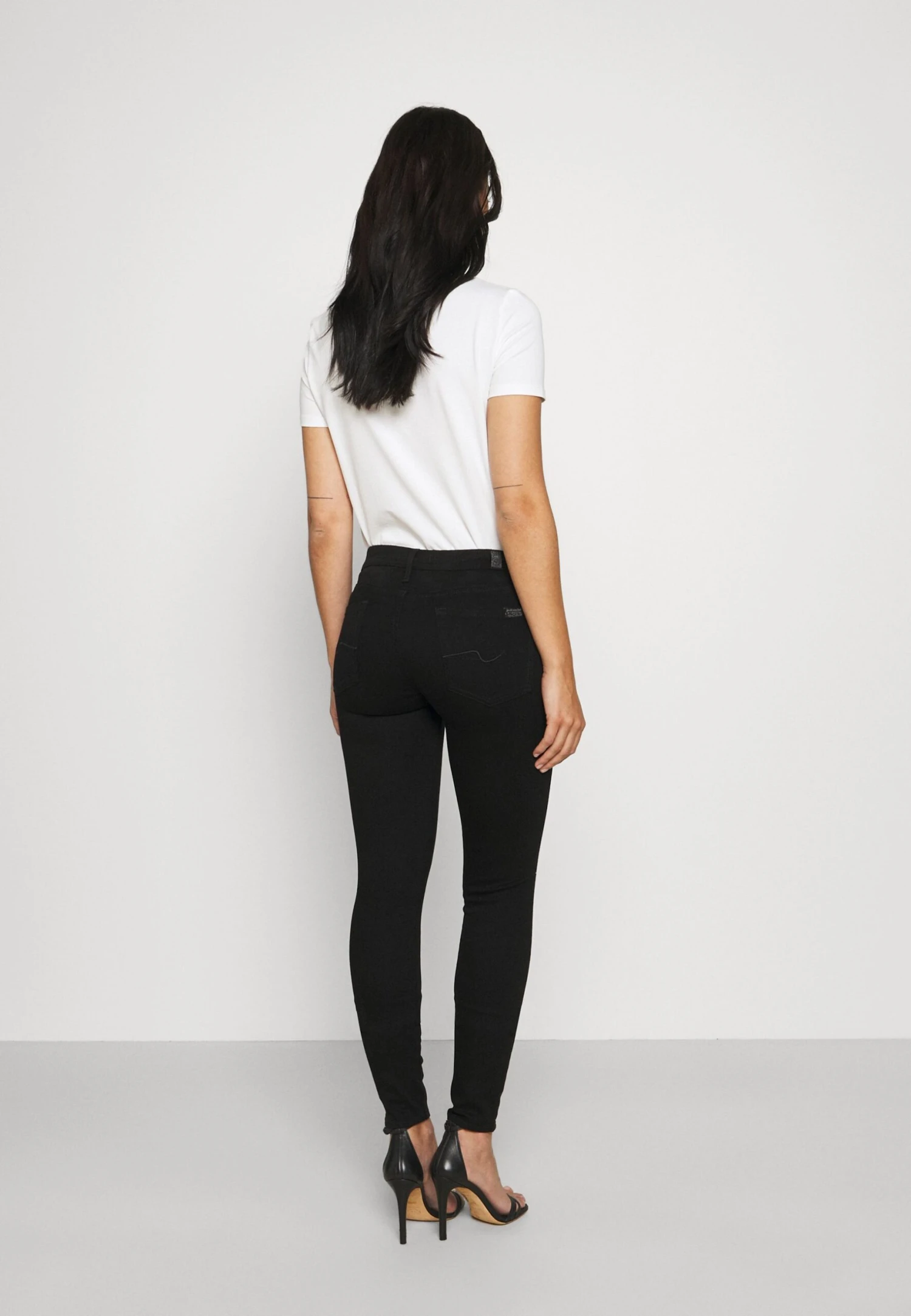 7 For All Mankind Rinsed - Jeans Skinny - Black 3 7 For All Mankind Rinsed - Jeans Skinny - Black – Image 3